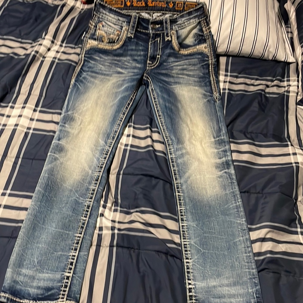 Rock rivival men jeans